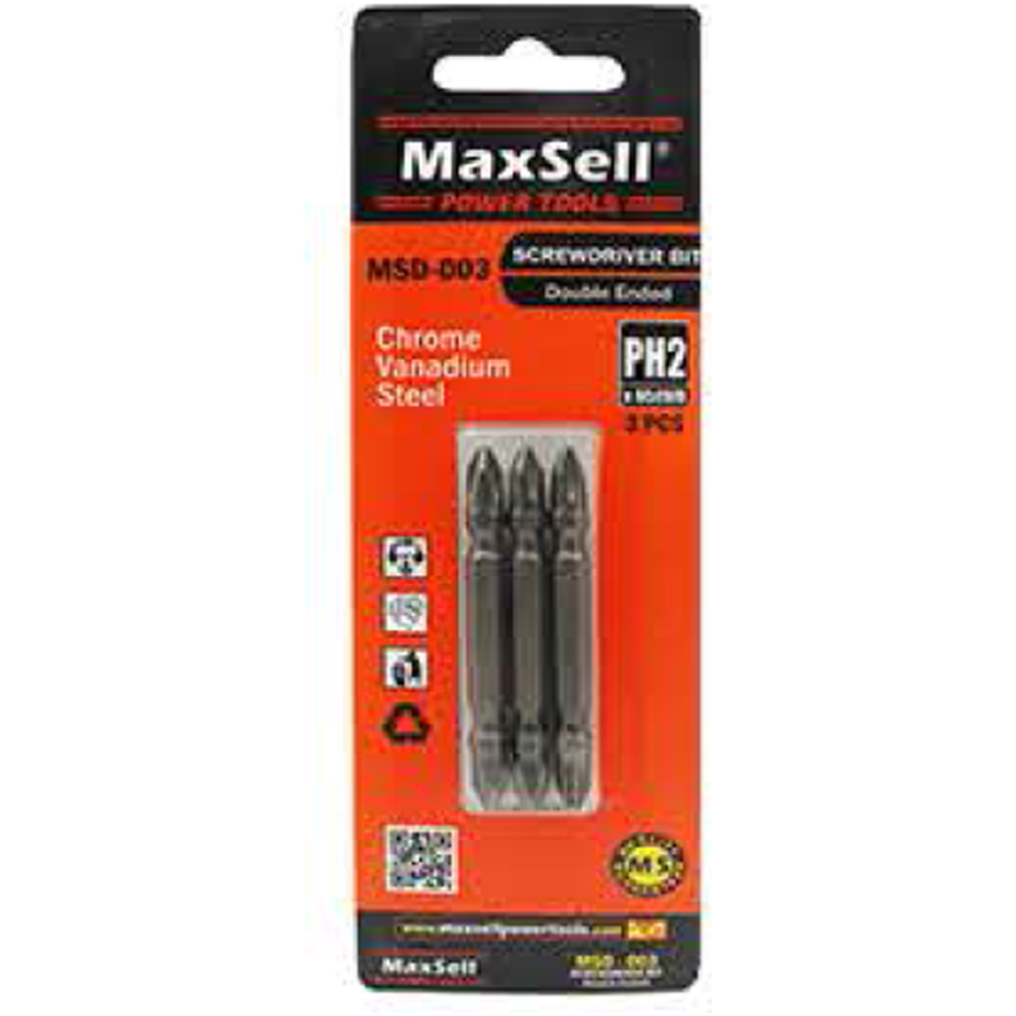 Maxsell MSD-003 Screw Driver Bit Set 3Pcs | MaxSell by KHM Megatools Corp. Maxsell MSD-003 Screw Driver Bit Set 3Pcs | MaxSell by KHM Megatools Corp.